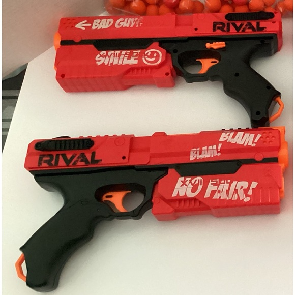 Rival Deadpool Toy Blasters with Orange, red, and Black Design - Picture 3 of 6